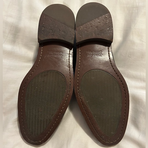 Johnston & Murphy men’s black wingtip Oxford dress shoes size 10! - Picture 6 of 6